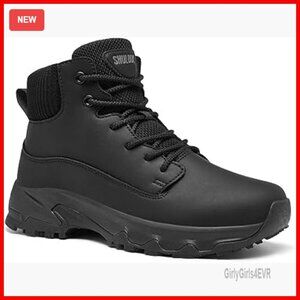 Non-Slip Waterproof Work Boots Women's Ankle Boots Kitchen Restaurant Shoes